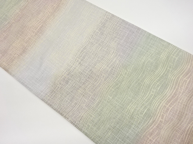 JAPANESE FUKURO OBI / EMBROIDERY / WAVE